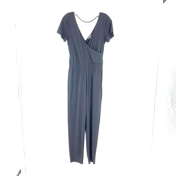 Express Short Sleeve Soft Stretchy Jumpsuit Size Small - Picture 1 of 7